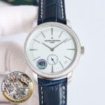 Vacheron Constantin Traditionnelle 4400as Movement Men 316L Steel Waterproof 30m White Face Watch